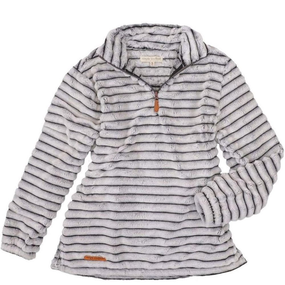 Simply Southern Gray Fleece Jacket